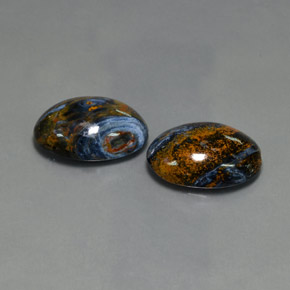  ct natürliche Mehrfarbig Pietersite-Edelsteine, Oval Schliff, Lichtundurchlässig