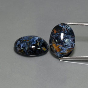  ct natürliche Mehrfarbig Pietersite-Edelsteine, Oval Schliff, Lichtundurchlässig