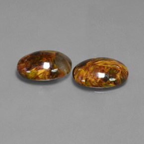  ct natürliche Mehrfarbig Pietersite-Edelsteine, Oval Schliff, Lichtundurchlässig