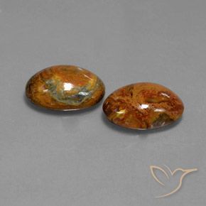 9.11 ct natürliche Mehrfarbig Pietersite-Edelsteine, Oval, Lichtundurchlässig