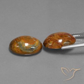 9.11 ct natürliche Mehrfarbig Pietersite-Edelsteine, Oval, Lichtundurchlässig