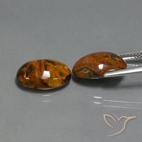8.91 ct natürliche Mehrfarbig Pietersite-Edelsteine, Oval, Lichtundurchlässig