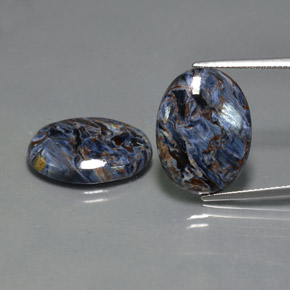  ct natürliche Mehrfarbig Pietersite-Edelsteine, Oval Schliff, Lichtundurchlässig