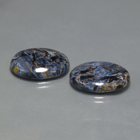  ct natürliche Mehrfarbig Pietersite-Edelsteine, Oval Schliff, Lichtundurchlässig