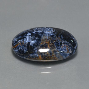 10,42 ctw natürlicher mehrfarbiger Pietersit, Oval Schliff, Lichtundurchlässig