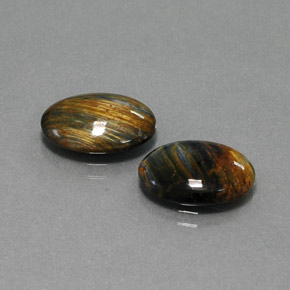  ct natürliche Mehrfarbig Pietersite-Edelsteine, Oval Schliff, Lichtundurchlässig