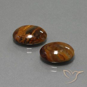 8.66 ct natürliche Mehrfarbig Pietersite-Edelsteine, Oval, Lichtundurchlässig