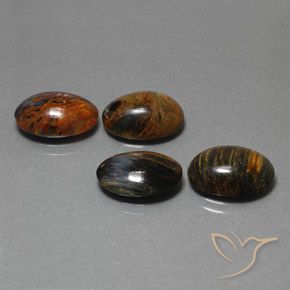 14.51 ct natürliche Mehrfarbig Pietersite-Edelsteine, Oval, Lichtundurchlässig