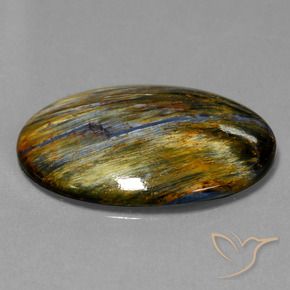 9,17 ctw natürlicher Mehrfarbig Pietersite, Oval, Lichtundurchlässig