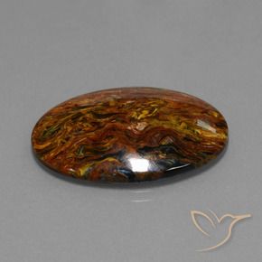 9,17 ctw natürlicher Mehrfarbig Pietersite, Oval, Lichtundurchlässig