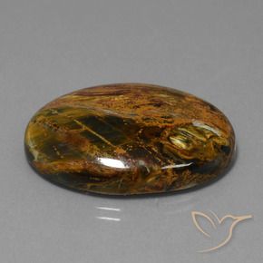 9,17 ctw natürlicher Mehrfarbig Pietersite, Oval, Lichtundurchlässig