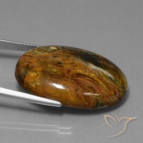 9,17 ctw natürlicher Mehrfarbig Pietersite, Oval, Lichtundurchlässig