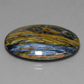 9,17 ctw natürlicher Mehrfarbig Pietersite, Oval Schliff, Lichtundurchlässig