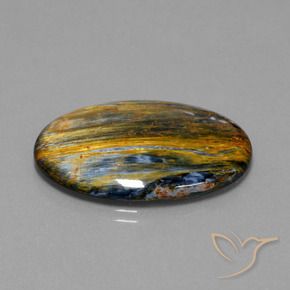 9,17 ctw natürlicher Mehrfarbig Pietersite, Oval, Lichtundurchlässig
