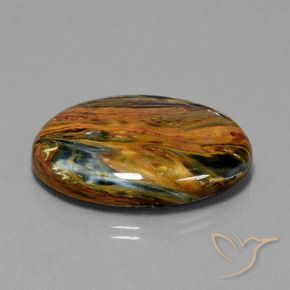 9,17 ctw natürlicher Mehrfarbig Pietersite, Oval, Lichtundurchlässig