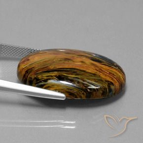 9,17 ctw natürlicher Mehrfarbig Pietersite, Oval, Lichtundurchlässig