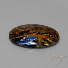 9,17 ctw natürlicher Mehrfarbig Pietersite, Oval, Lichtundurchlässig