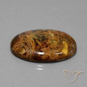 9,17 ctw natürlicher Mehrfarbig Pietersite, Oval, Lichtundurchlässig