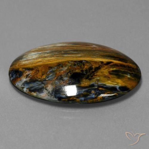 9,17 ctw natürlicher Mehrfarbig Pietersite, Oval, Lichtundurchlässig