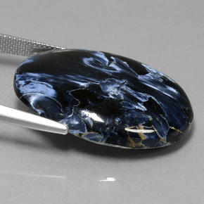 9,17 ctw natürlicher Mehrfarbig Pietersite, Oval Schliff, Lichtundurchlässig