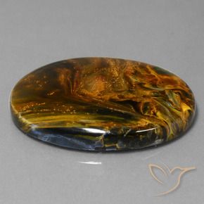 9,17 ctw natürlicher Mehrfarbig Pietersite, Oval, Lichtundurchlässig