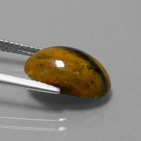 9,17 ctw natürlicher Mehrfarbig Pietersite, Oval Schliff, Lichtundurchlässig