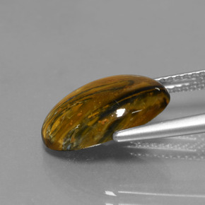 9,17 ctw natürlicher Mehrfarbig Pietersite, Oval Schliff, Lichtundurchlässig