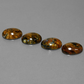  ct natürliche Mehrfarbig Pietersite-Edelsteine, Oval Schliff, Lichtundurchlässig