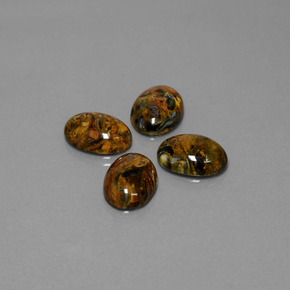  ct natürliche Mehrfarbig Pietersite-Edelsteine, Oval Schliff, Lichtundurchlässig
