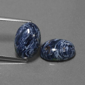9,79 ct natürliche mehrfarbiger Pietersit-Edelsteine, Oval Schliff, Lichtundurchlässig
