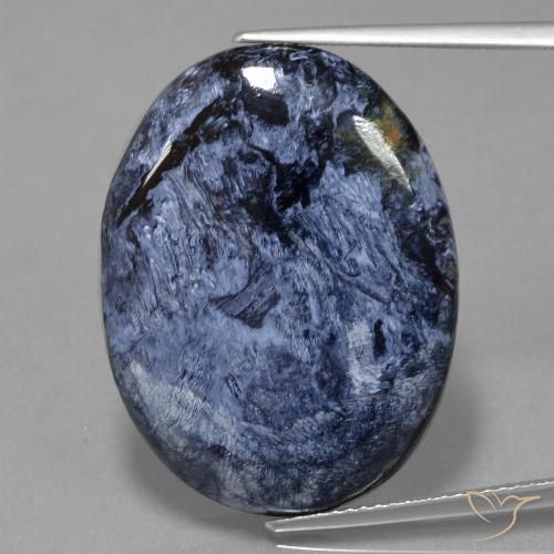 26.73ct Natürlicher Mehrfarbig Pietersite, Oval, Lichtundurchlässig