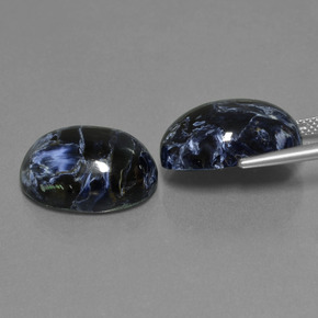  ct natürliche mehrfarbiger Pietersit-Edelsteine, Oval Schliff, Lichtundurchlässig