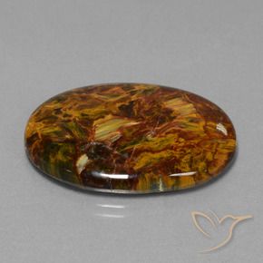 9,17 ctw natürlicher Mehrfarbig Pietersite, Oval, Lichtundurchlässig