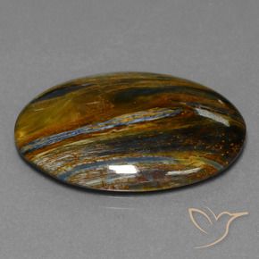 9,17 ctw natürlicher Mehrfarbig Pietersite, Oval, Lichtundurchlässig
