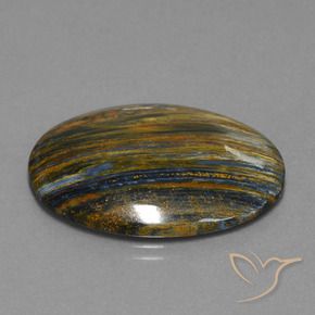 9,17 ctw natürlicher Mehrfarbig Pietersite, Oval, Lichtundurchlässig