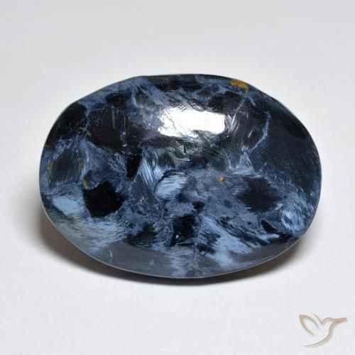 32.31ct Natürlicher Mehrfarbig Pietersite, Oval, Lichtundurchlässig