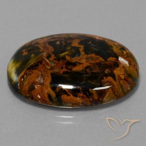 9,17 ctw natürlicher Mehrfarbig Pietersite, Oval, Lichtundurchlässig