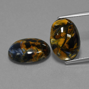  ct natürliche Mehrfarbig Pietersite-Edelsteine, Oval Schliff, Lichtundurchlässig