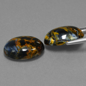  ct natürliche Mehrfarbig Pietersite-Edelsteine, Oval Schliff, Lichtundurchlässig