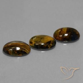 12.70 ct natürliche Mehrfarbig Pietersite-Edelsteine, Oval, Lichtundurchlässig