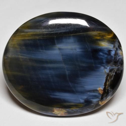 33.12ct Natürlicher Mehrfarbig Pietersite, Oval, Lichtundurchlässig