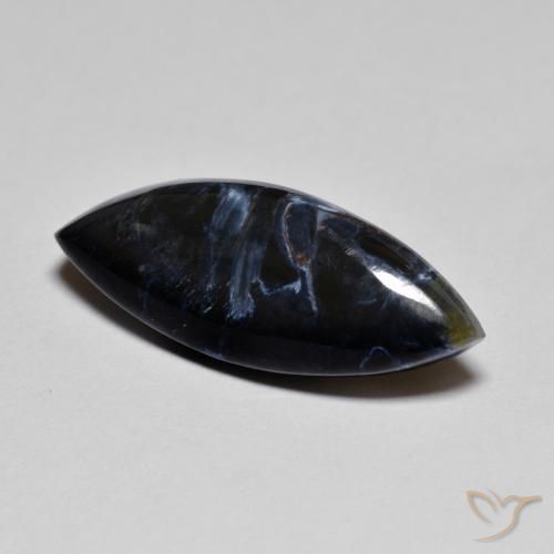 6.07ct Natürlicher Mehrfarbig Pietersite, Marquise, Lichtundurchlässig