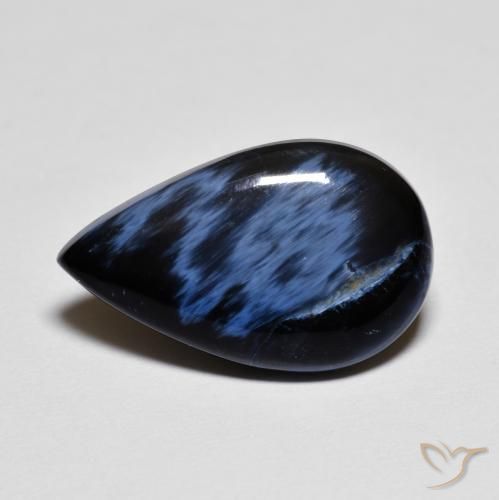 4.20ct Natürlicher Mehrfarbig Pietersite, Birnenform, Lichtundurchlässig