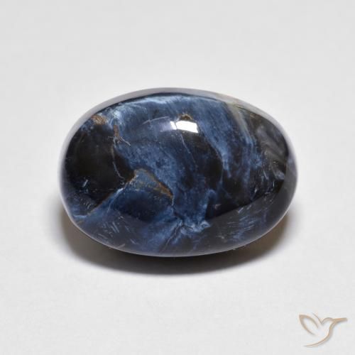 4.95ct Natürlicher Mehrfarbig Pietersite, Oval, Lichtundurchlässig