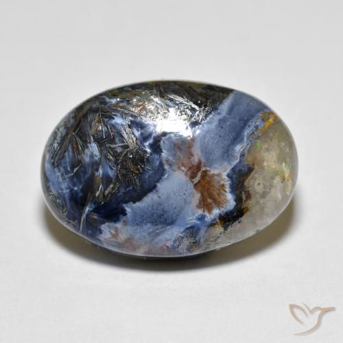9,17 ctw natürlicher Mehrfarbig Pietersite, Oval, Lichtundurchlässig