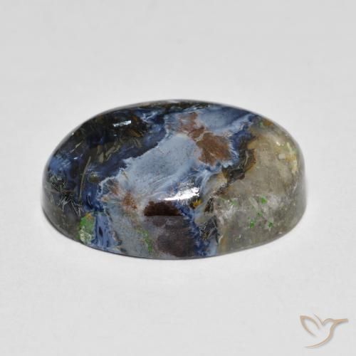 9,17 ctw natürlicher Mehrfarbig Pietersite, Oval, Lichtundurchlässig