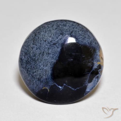 7.34ct Natürlicher Mehrfarbig Pietersite, Runden, Lichtundurchlässig