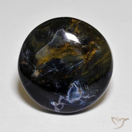 11.16ct Natürlicher Mehrfarbig Pietersite, Runden, Lichtundurchlässig