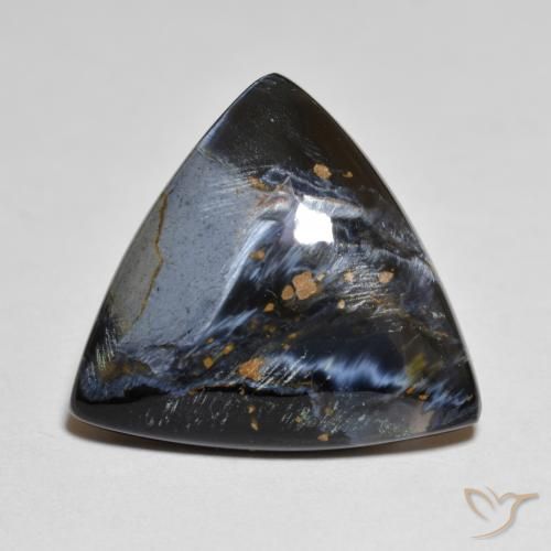 6.70ct Natürlicher Mehrfarbig Pietersite, Trillion, Lichtundurchlässig