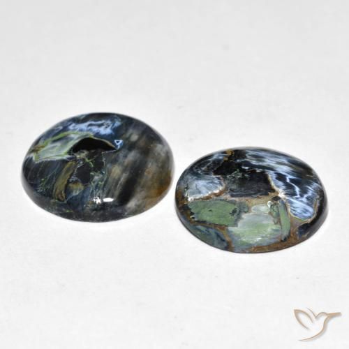 11.35 ct natürliche Mehrfarbig Pietersite-Edelsteine, Runden, Lichtundurchlässig